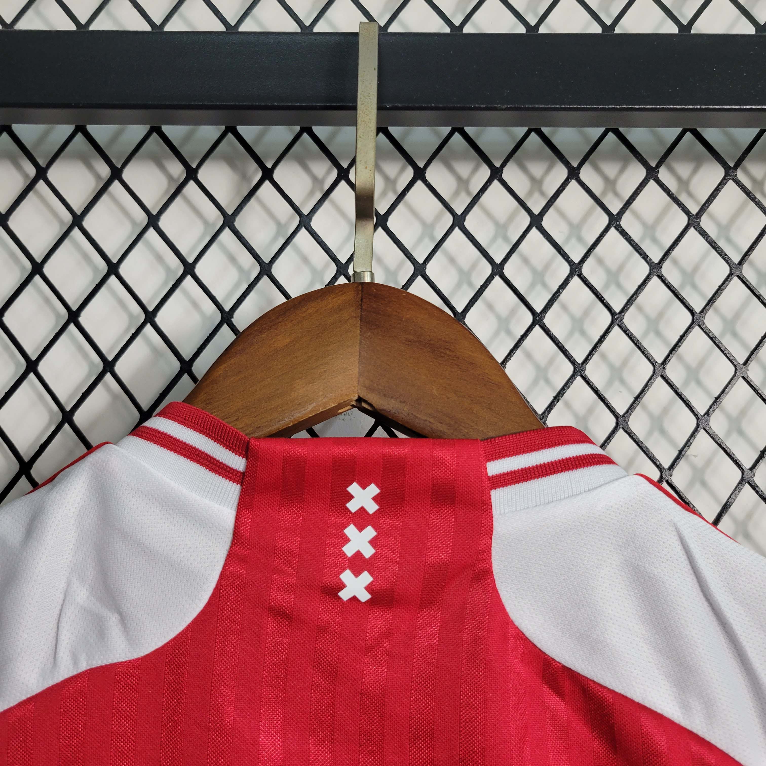 2023/2024 Ajax Home Football Shirt 1:1 Thai Quality Kids Size:football jersey mysite: unitedjerseyfootball 邓江浪:football