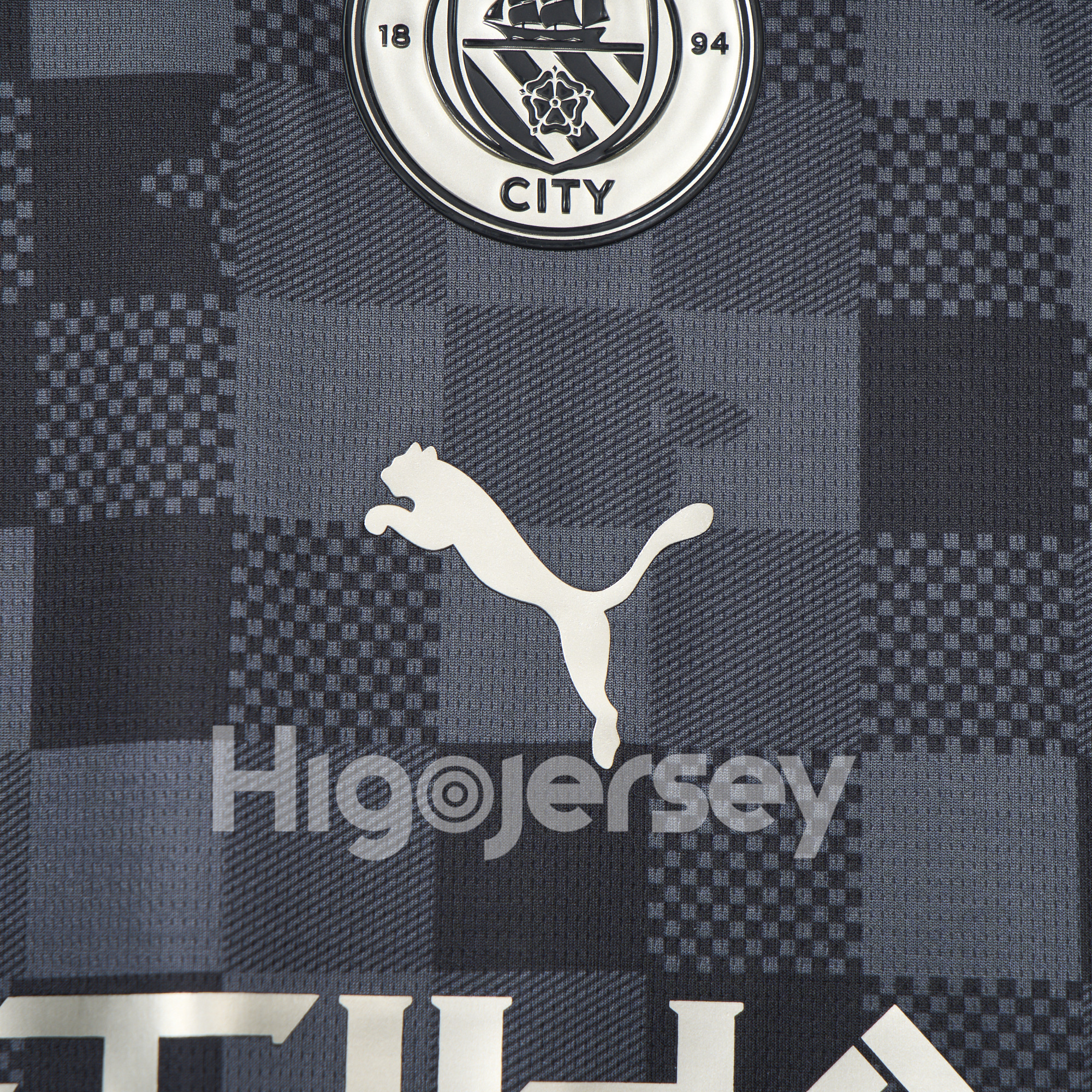 Higojerseys-Manchester City 24-25 Black 130th Anniversary Jersey - Fans Version