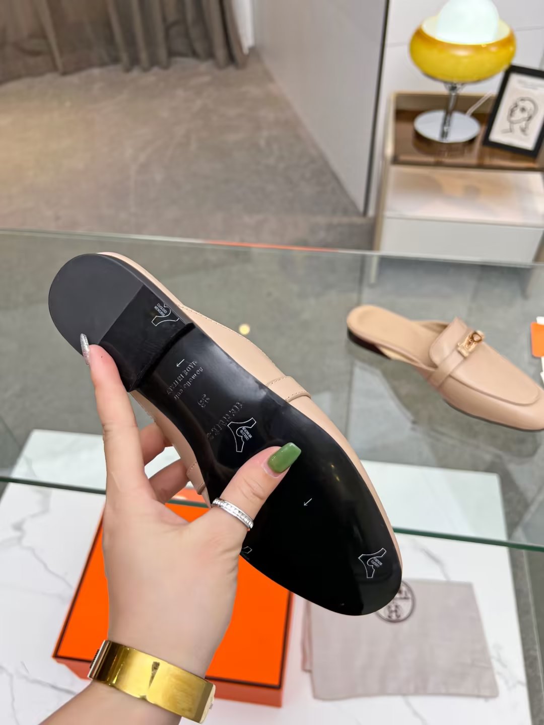 0Z MULE PASTEL PINK LAMBSKIN、mysite、Cacoeks