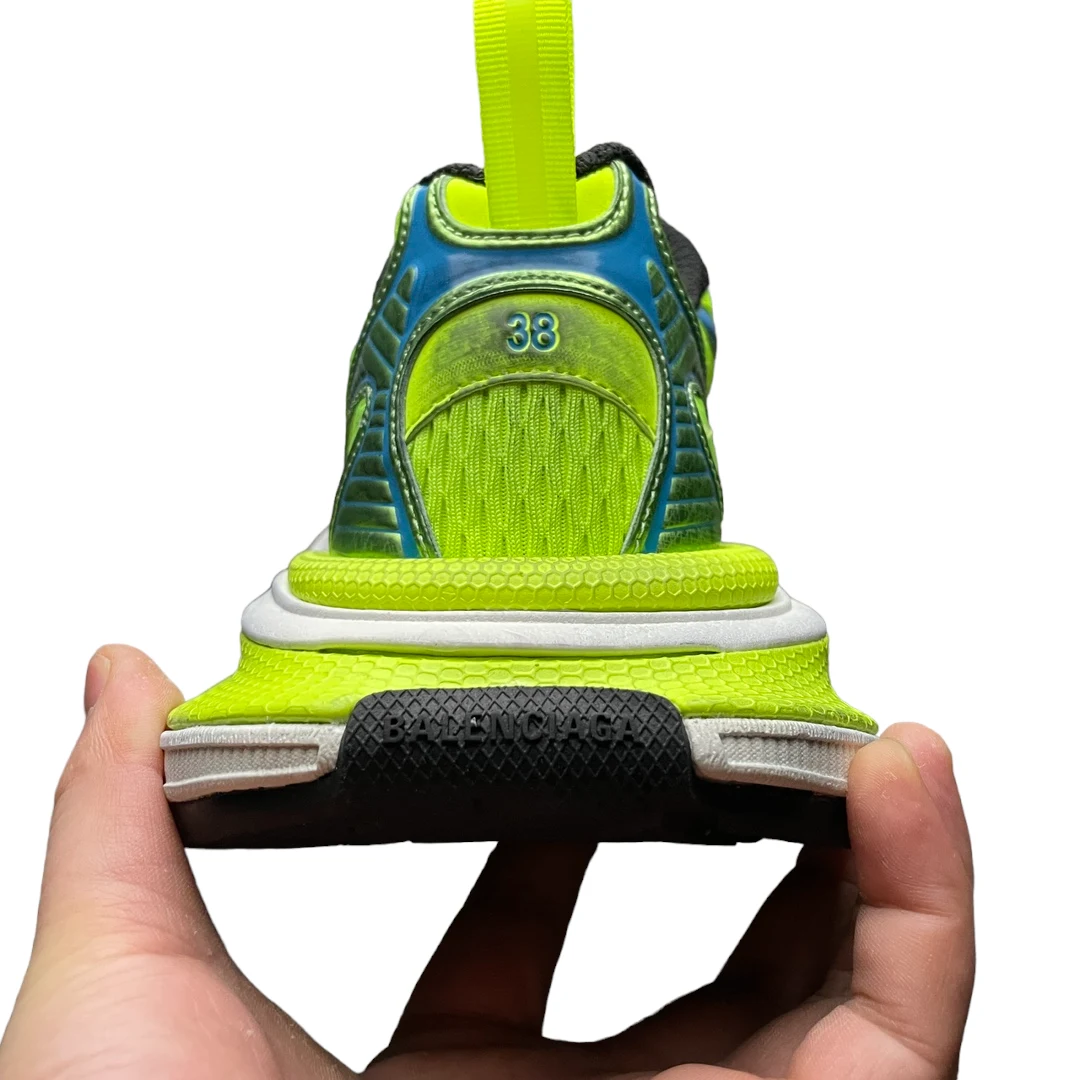 Balenciaga 3XL Sneaker In Neon Yellow and Blue、mysite、Cacoeks