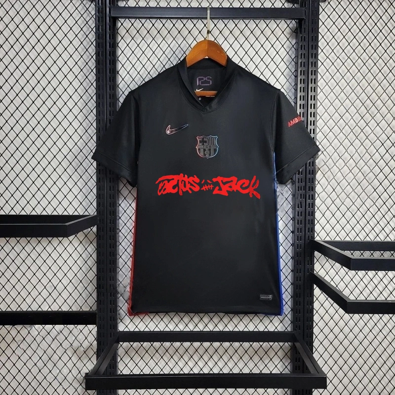 2024/2025 Barcelona Away Travis Scott Joint Edition Football Shirt 1:1 Thai Quality:football jersey mysite: unitedjerseyfootball 邓江浪:football