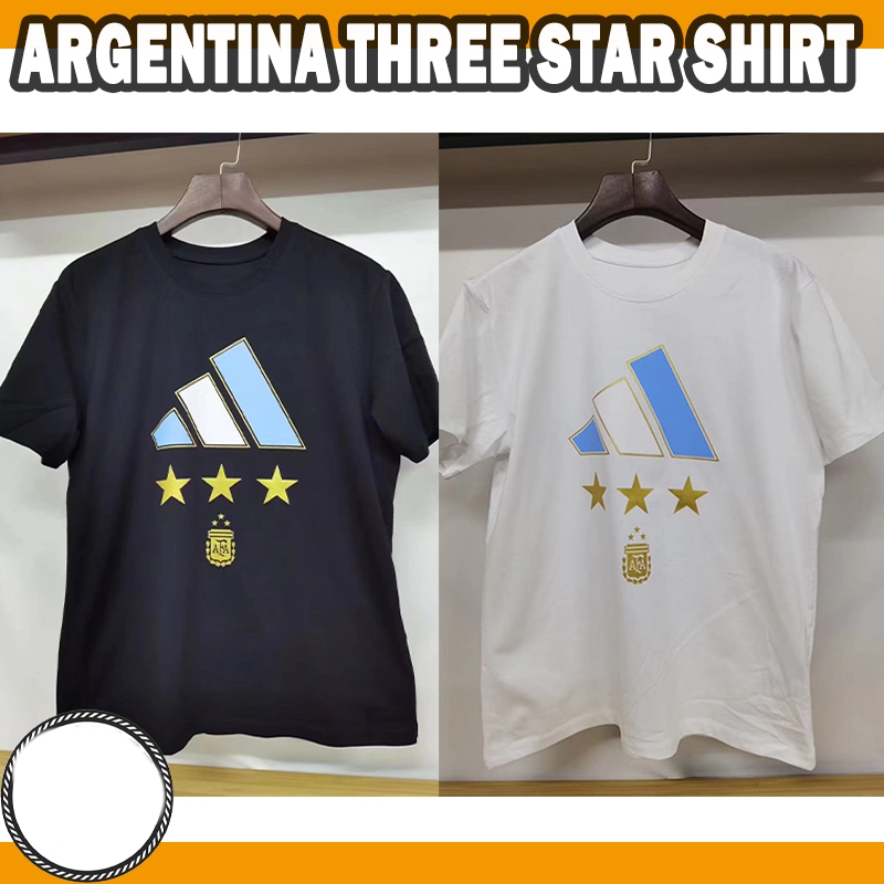 Higojerseys-Three Star Argentina Champion Shirt 2022 World Cup