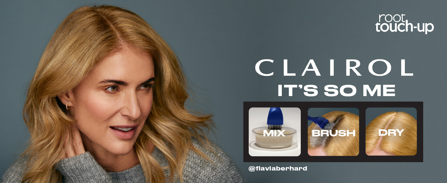 Clairol Root Touch-up Permanent by Nice'n Easy 100% gray coverage, at home root solutions