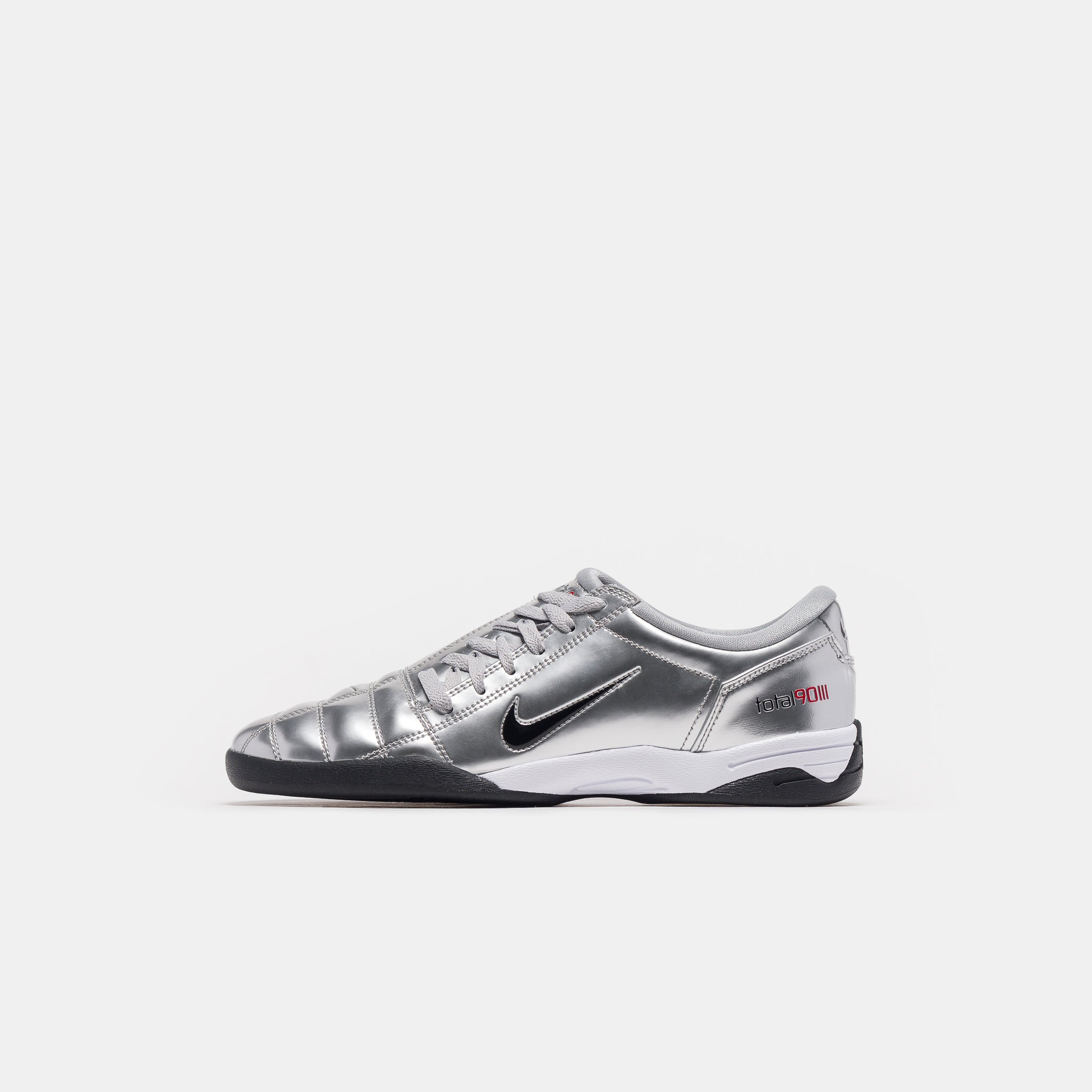 T90 SP Sneaker in Metallic Silver/Black/University Red