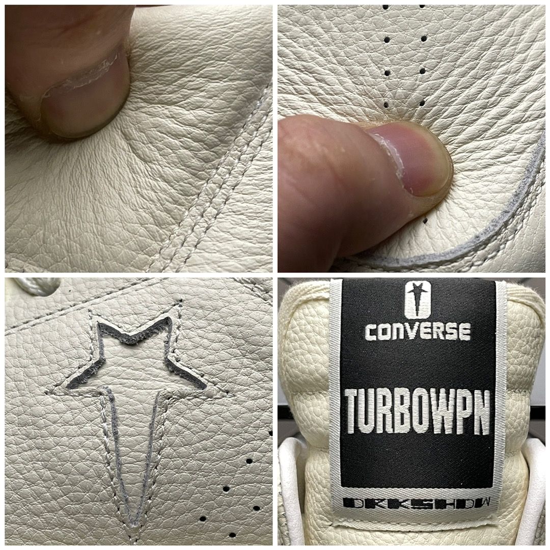 Converse TURBOWPN Mid x Rick Owens DRKSHDW Egret、mysite、Cacoeks