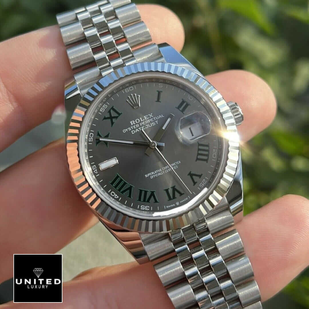 Rolex Datejust 126334-0022 "Wimbledon Dial" Mirror Replica 1:1 Yeni Proje 1 40
