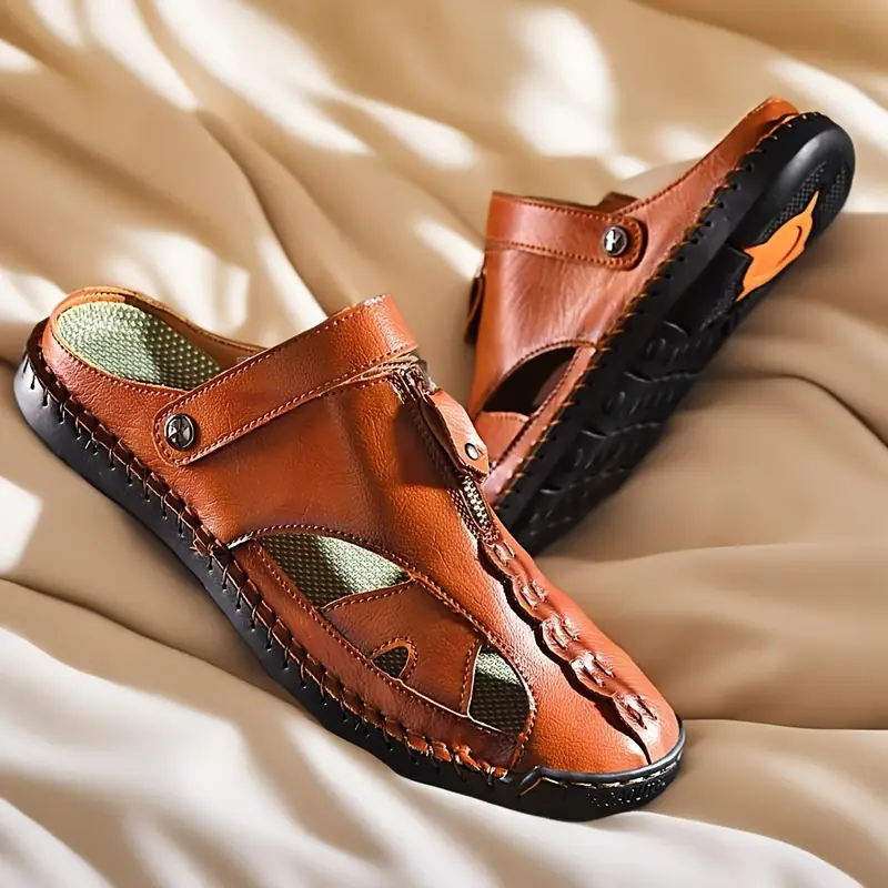 mens sandals outdoor closed toe   details 3