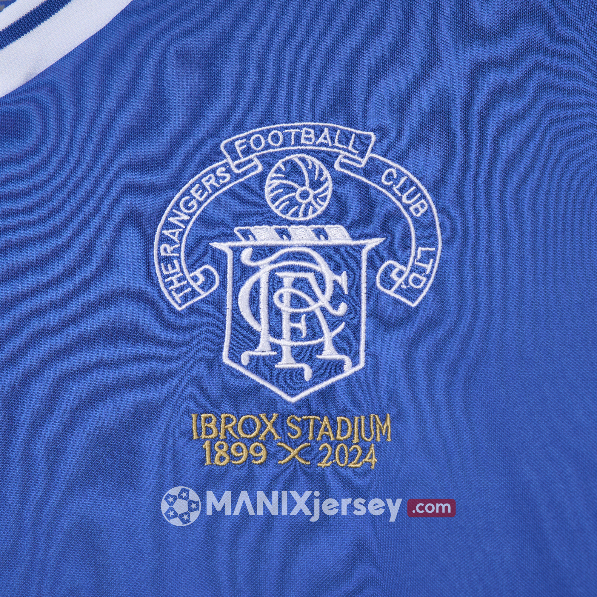 ManixJersey.com | Glasgow Rangers 24-25 125-Years Heritage Jersey - Fans Version -Customize Name, Number and Patch | Worldwide Shipping