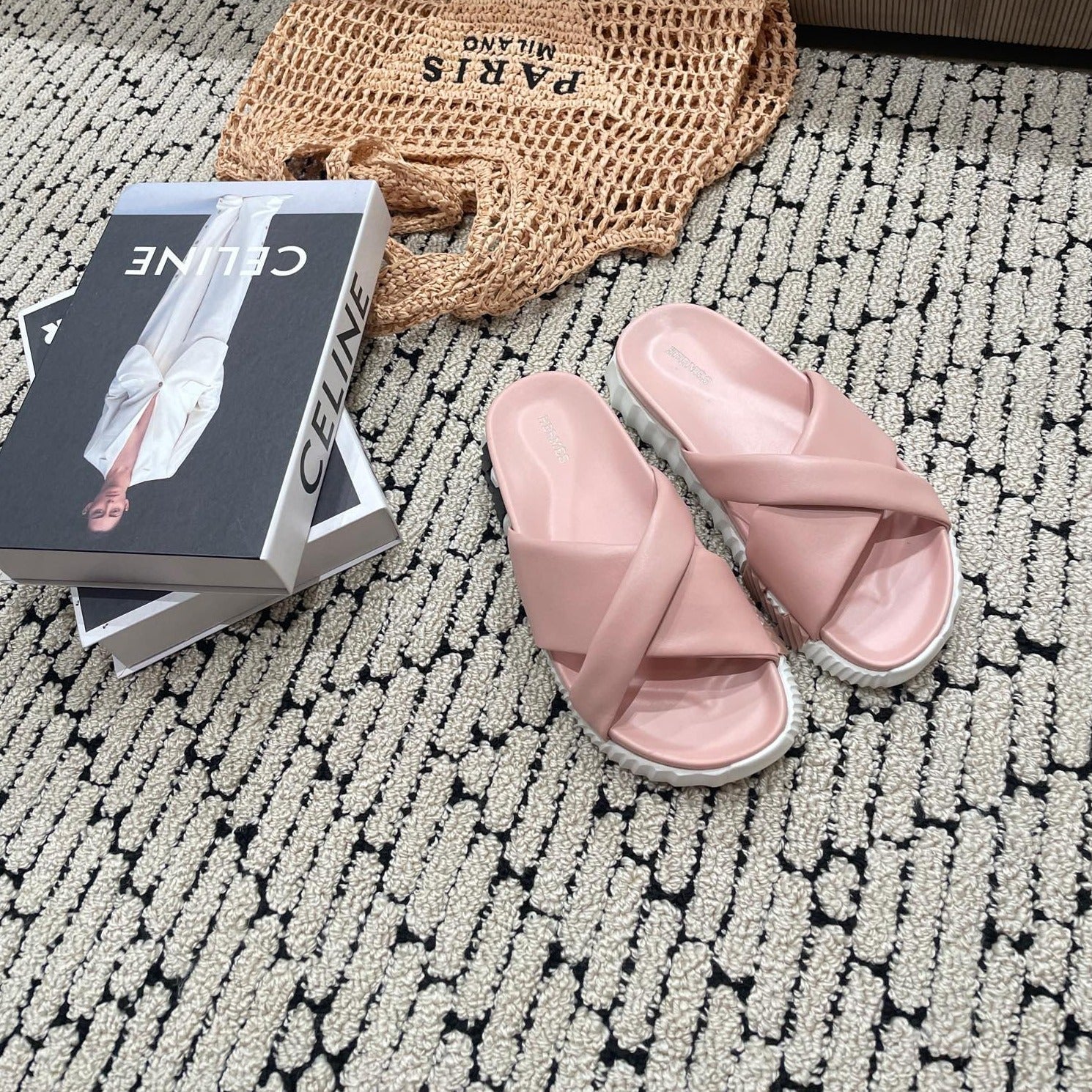 INFRA SANDAL LIGHT PINK CALFSKIN、mysite、Cacoeks
