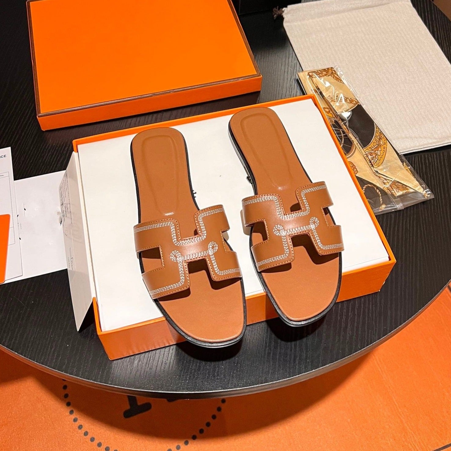 0RAN SANDAL Calfskin Sandstone、mysite、Cacoeks