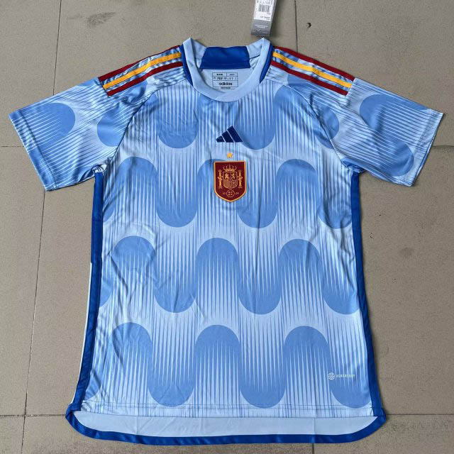 2022 FIFA World Cup Spain Away Soccer Shirt-mysite Custom Football Kit- Nextkits