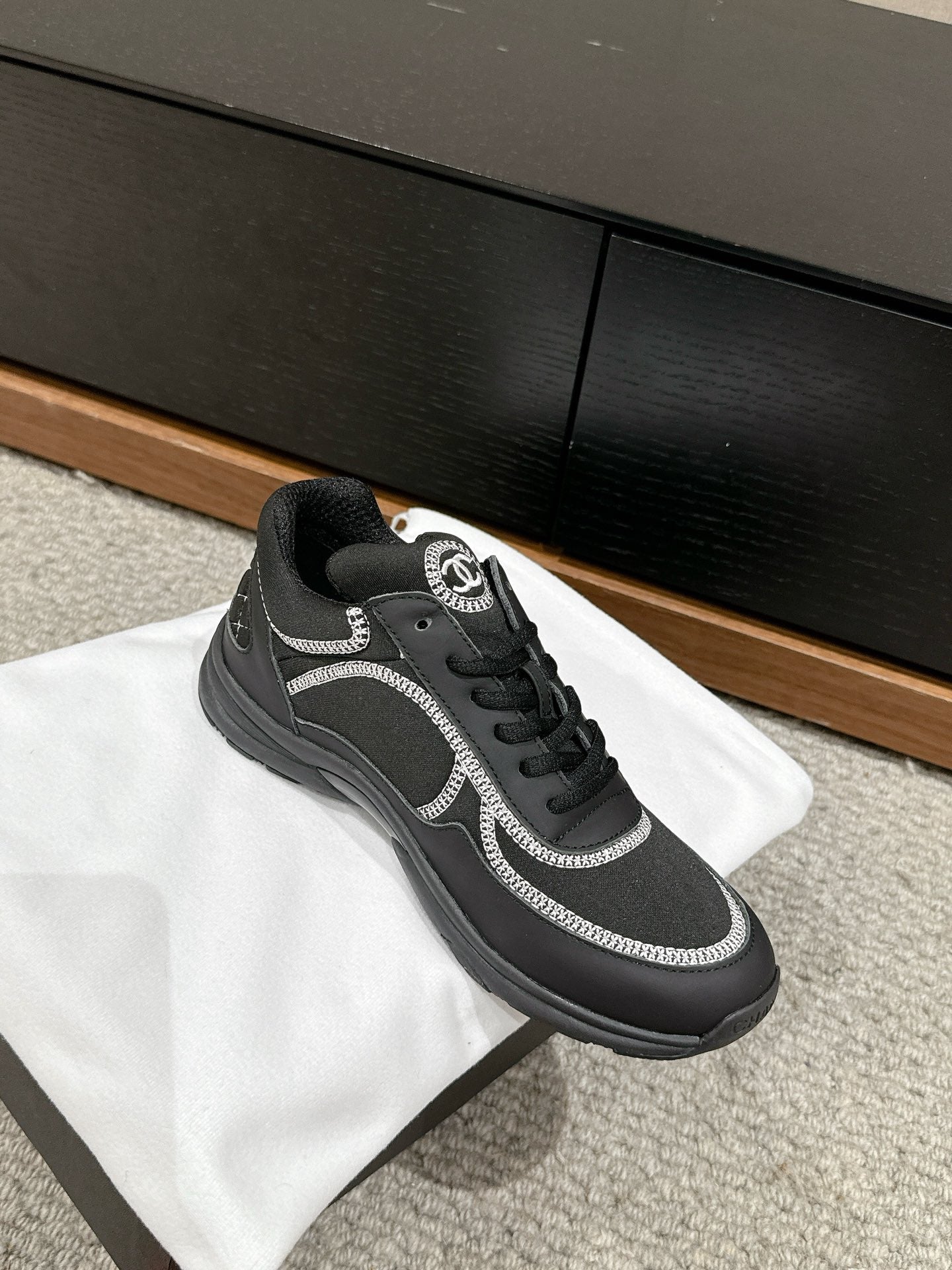 CLASSIC TRAINER IN BLACK FABRIC、mysite、Cacoeks