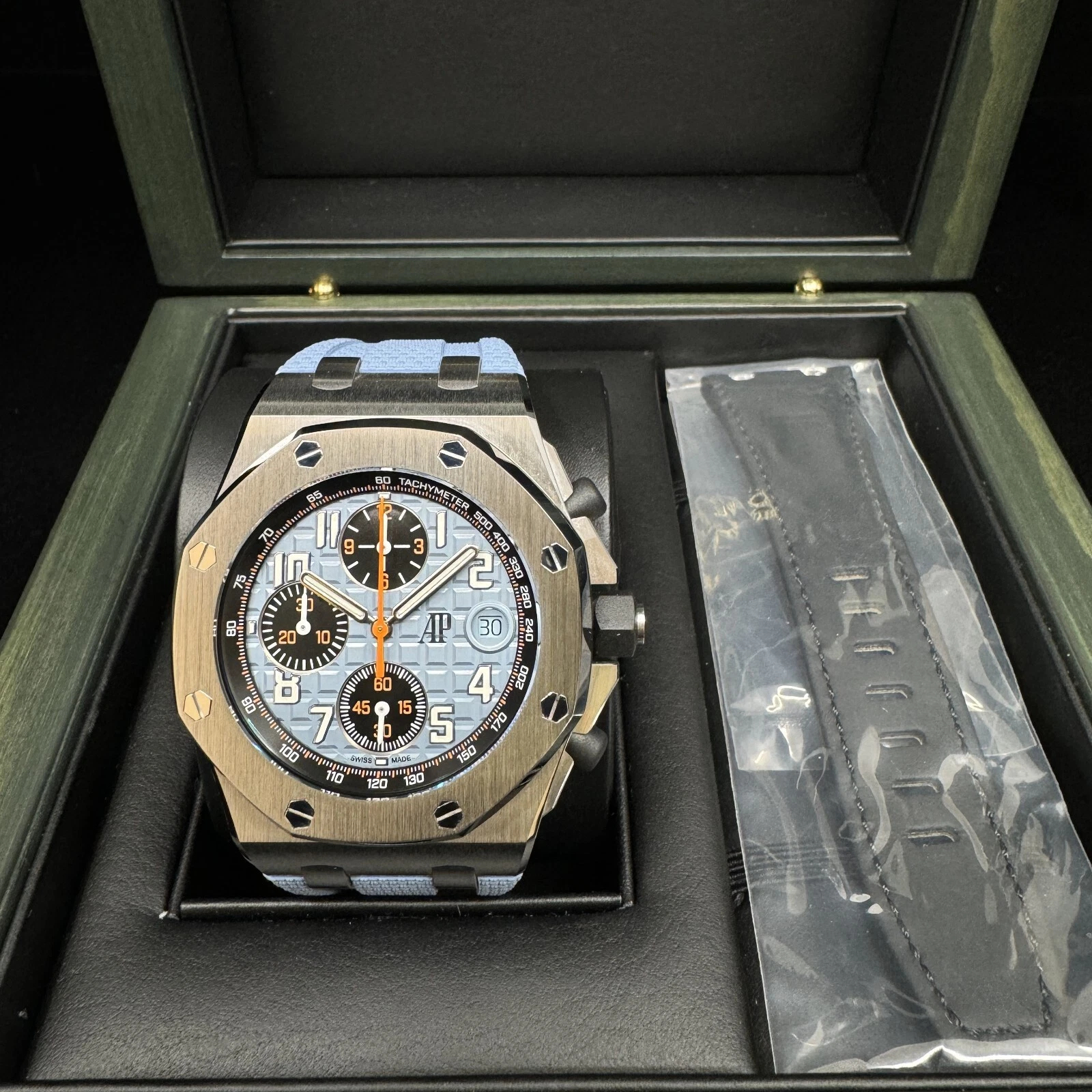 Audemars Piguet Royal Oak Offshore 26238ST.OO.A340CA.01 Super Clone Watch – Blue Chronograph Steel Replica