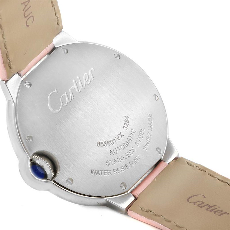 Super Clone 1:1 CARTIER Ballon Bleu Bleu Pink Dial 36mm WSBB0007 Replica-fasswatch