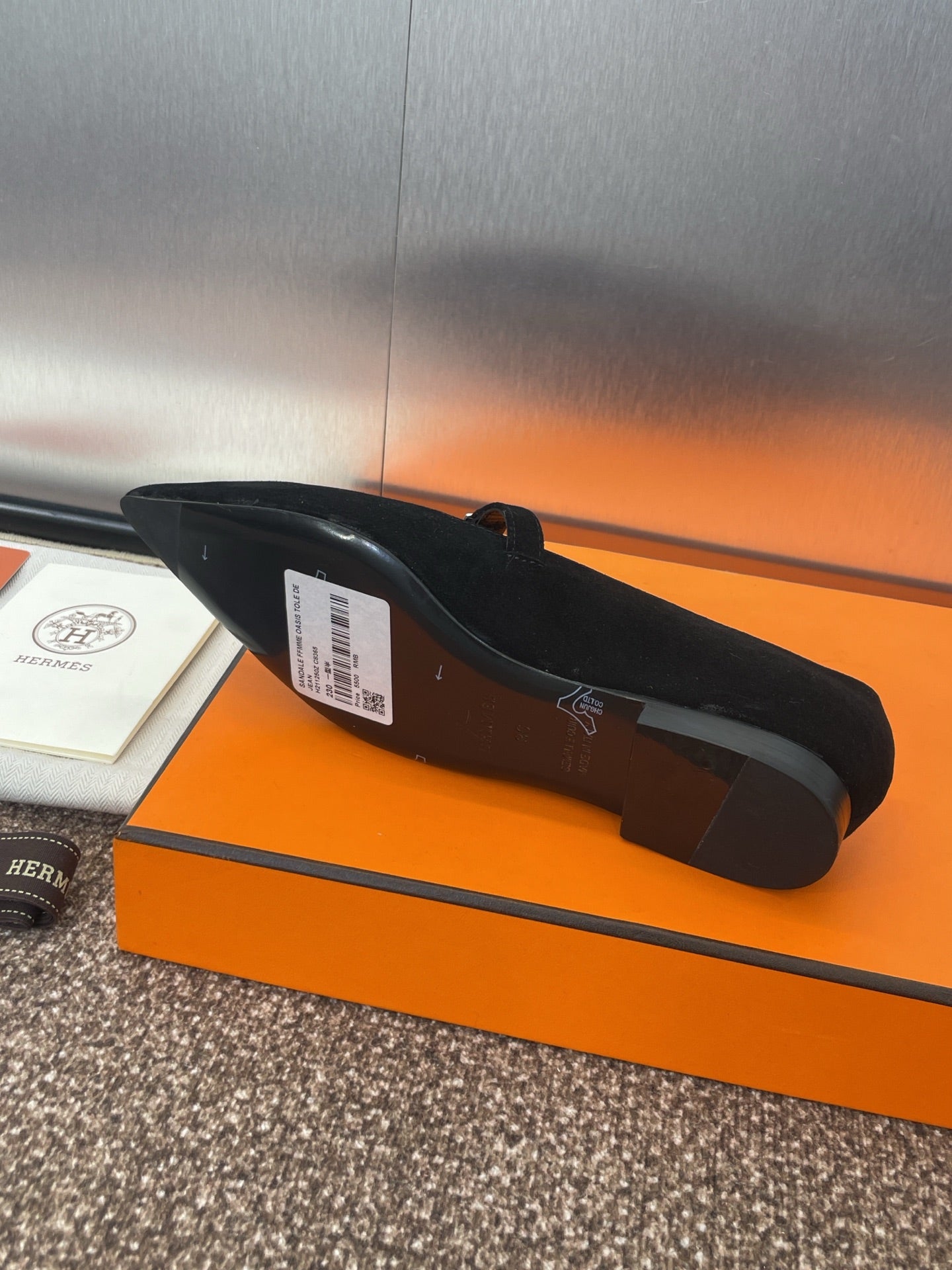 KIARA FLAT PUMP IN BLACK SUEDE、mysite、Cacoeks