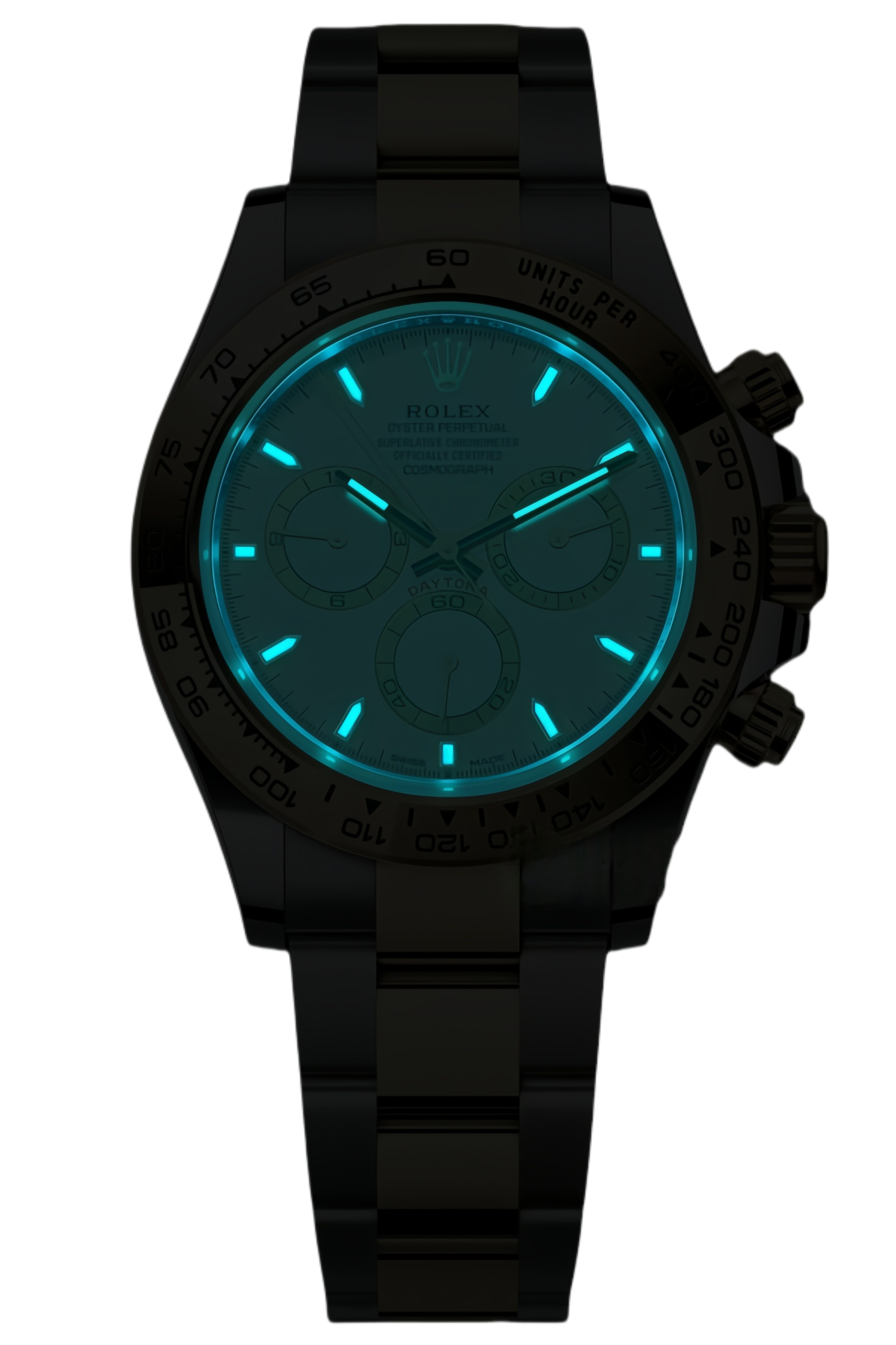 Rolex Daytona M126503-0001 Super Clone – White Dial Two-Tone Yellow Gold Swiss Replica Watch