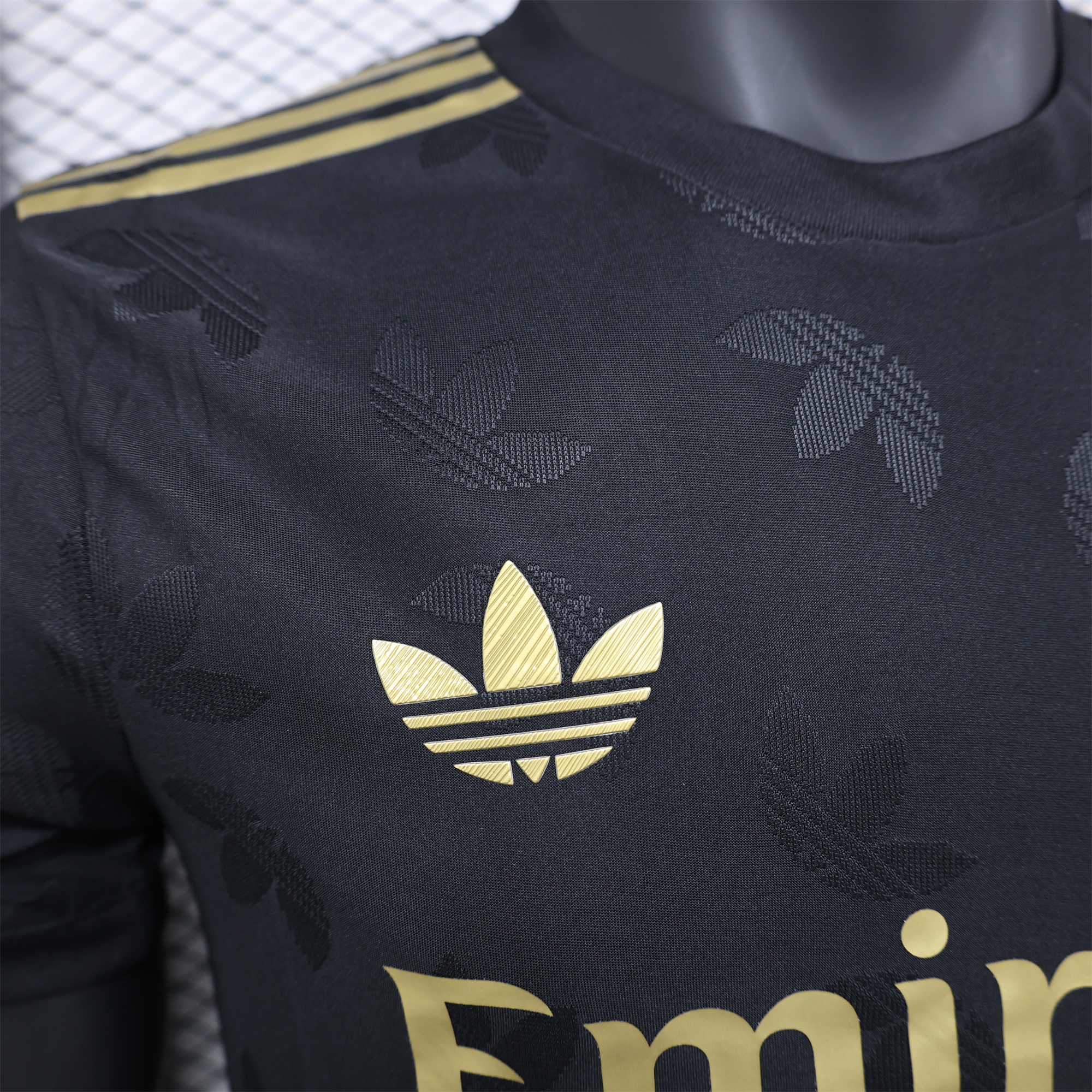 Higojerseys-Arsenal 24-25 Black Gold Special Edition Jersey - Player Version