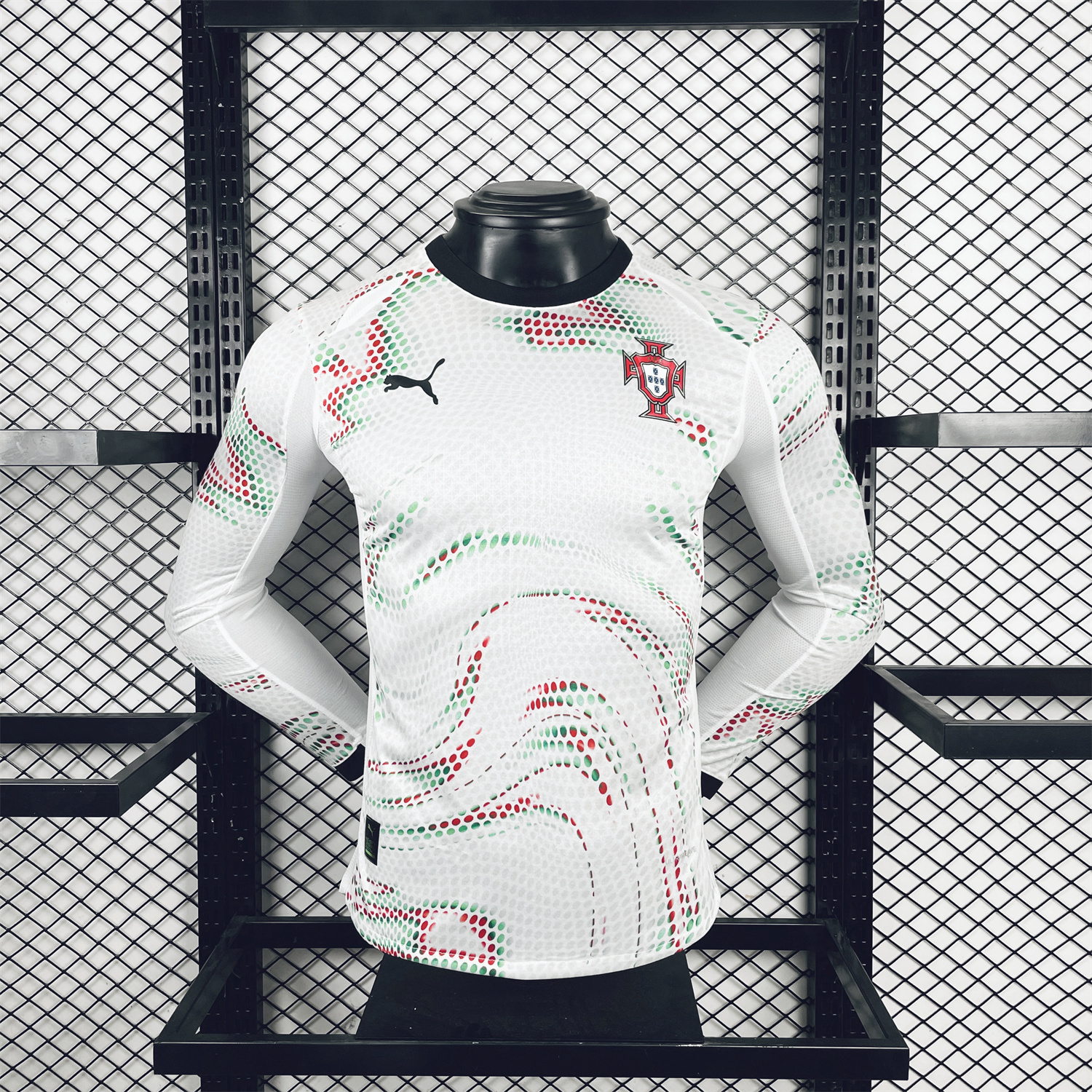Funinjersey-Portugal 2025-26 Away Long Sleeve Jersey - Player Version