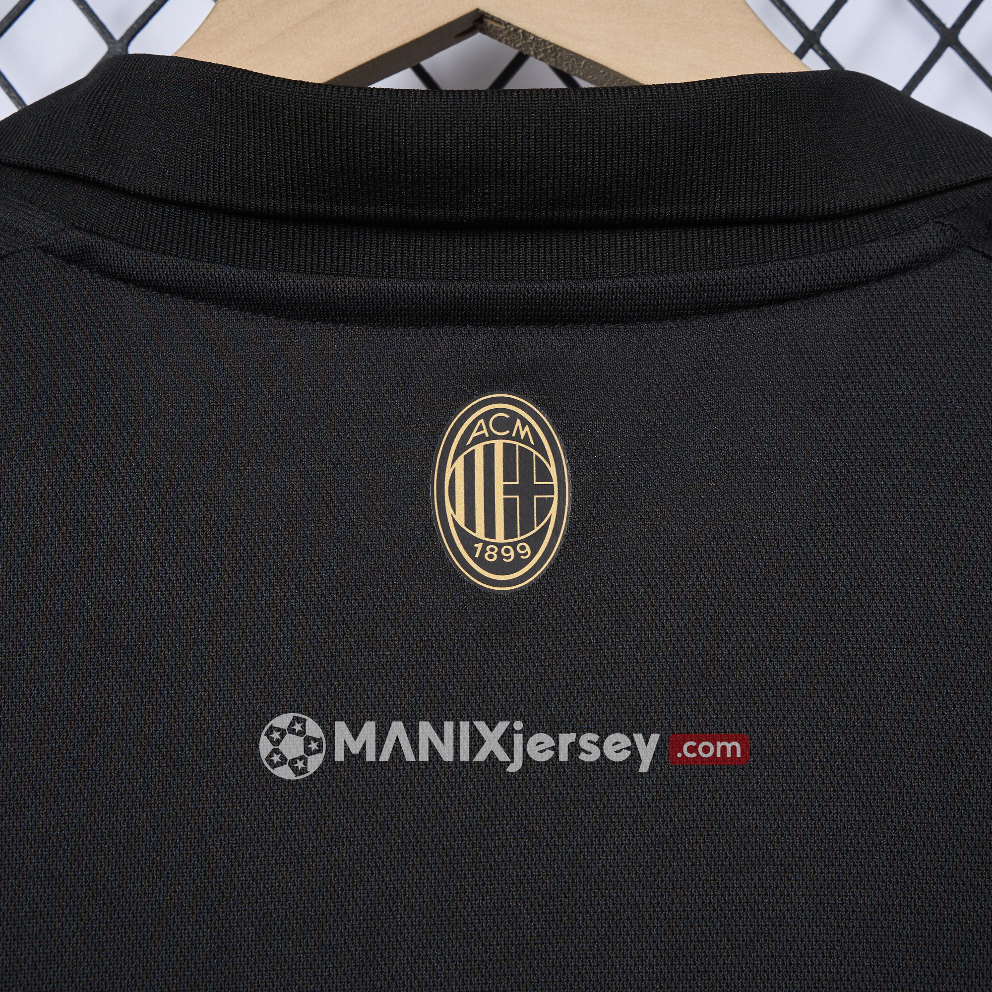 ManixJersey.com | AC Milan 24-25 125th Anniversary Long Sleeves Black GK Jersey - Fans Version -Customize Name, Number and Patch | Worldwide Shipping