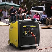 generator inverter gas powered champion 4500 watts backup outage quiet portable rv storm generators