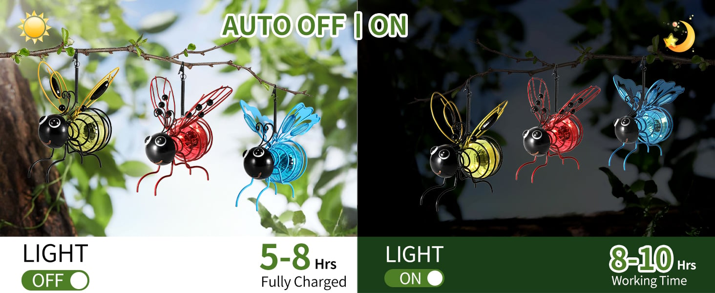 solar hanging insect lights