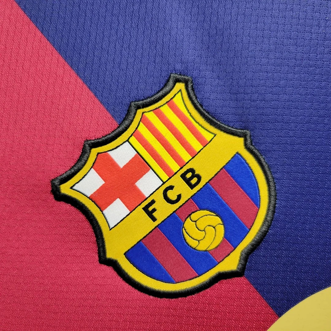 JerseysGala.com | Barcelona X Coldplay 24-25 Home Co-Branded Kids Kit -Customize Name, Number and Patch | Worldwide Shipping