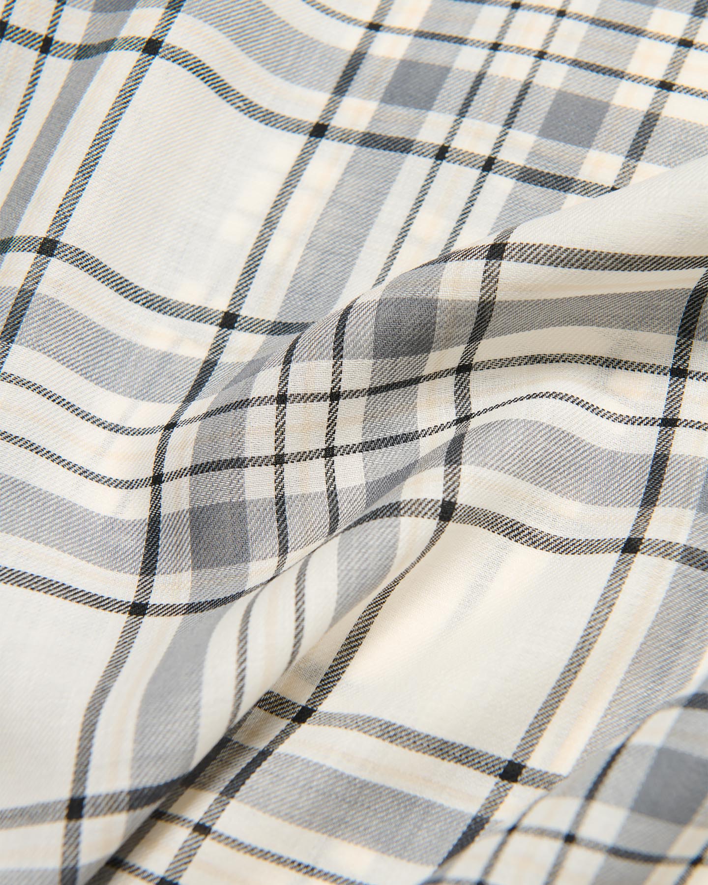 SOPHNET. 25S/S SUMMER WOOL CHECK SHIRT  SOPH-250019 