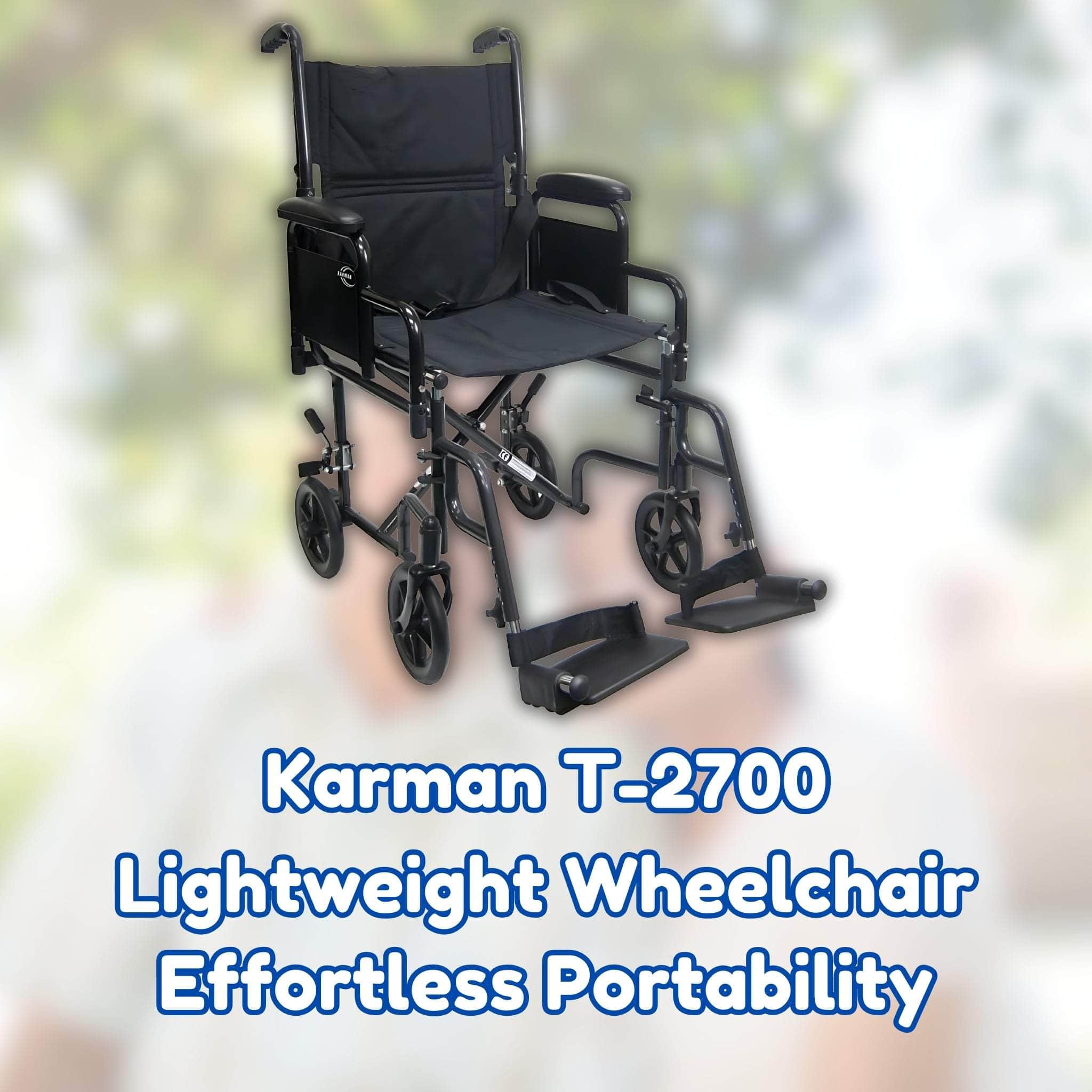 Karman T-2700 Lightweight Wheelchair: Effortless Portability