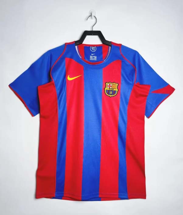 2004/2005 Retro Barcelona Home Football Shirt 1:1 Thai Quality:football jersey mysite: unitedjerseyfootball 邓江浪:football