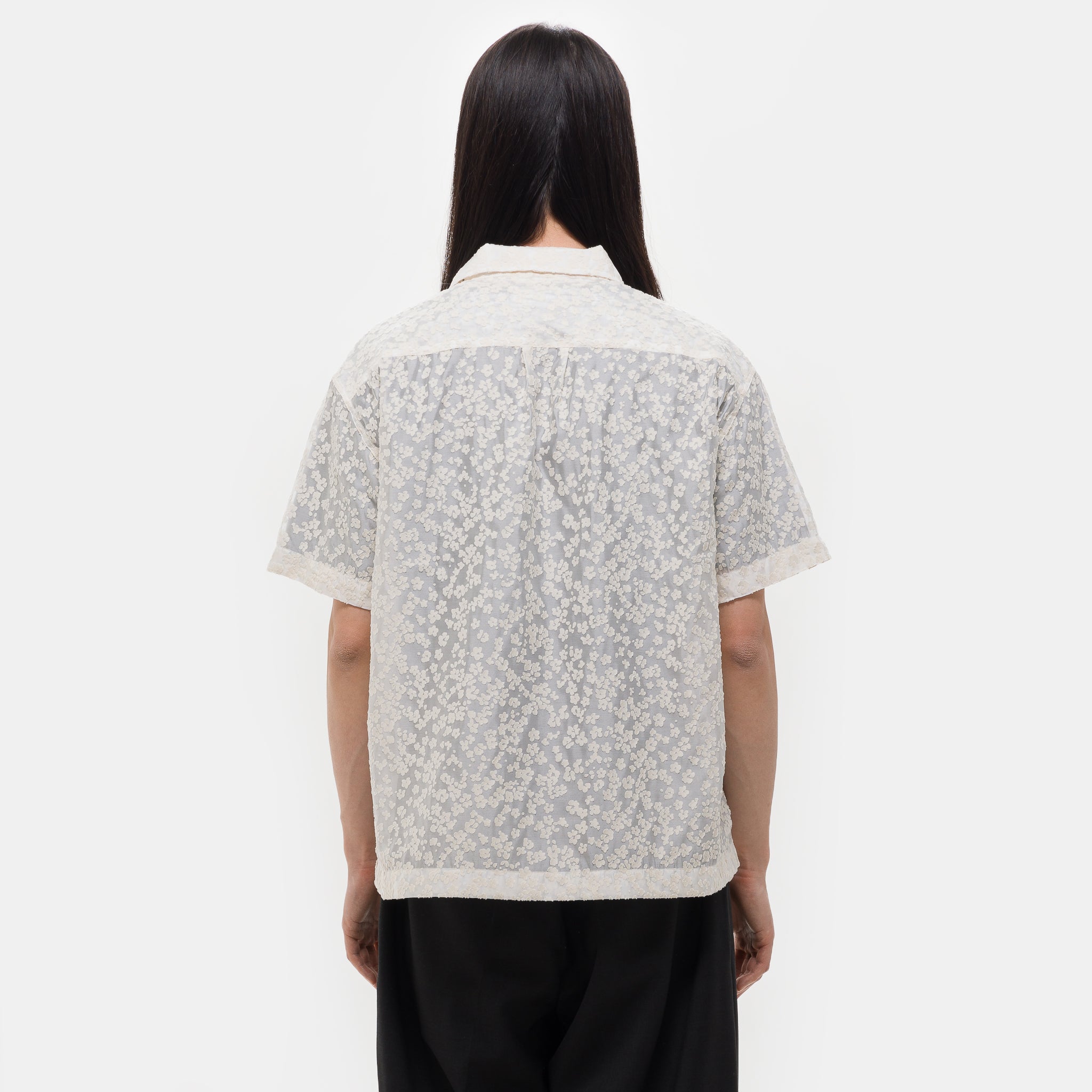 Holiday Shirt in Sheer Floral