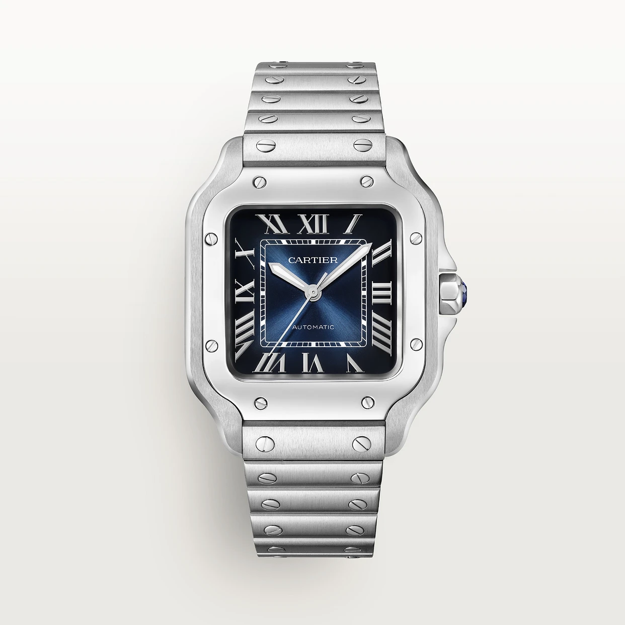 Super Clone 1:1 Cartier Santos Medium Model Blue WSSA0063 Replica-fasswatch