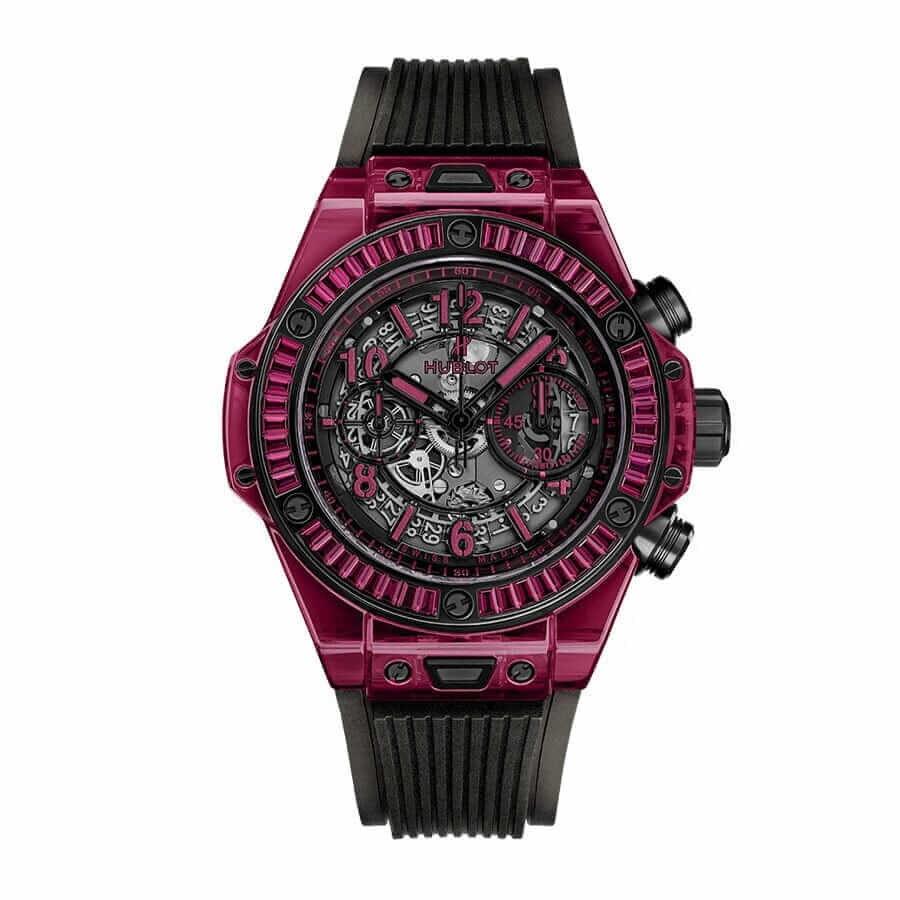 hublot big bang unico red sapphire 411 jr 4901 rt 1902 sapphire replica