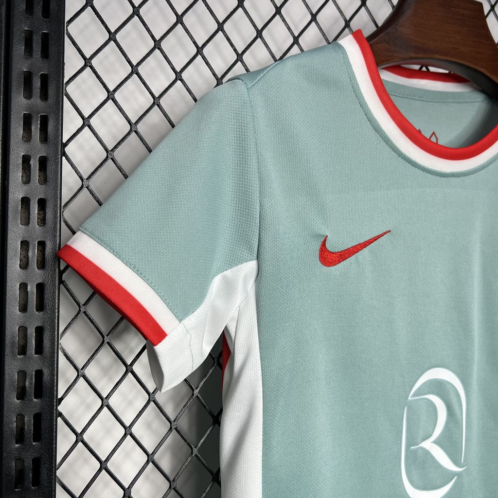 ManixJersey.com | Atletico Madrid 24-25 Away Kids Kit -Customize Name, Number and Patch | Worldwide Shipping