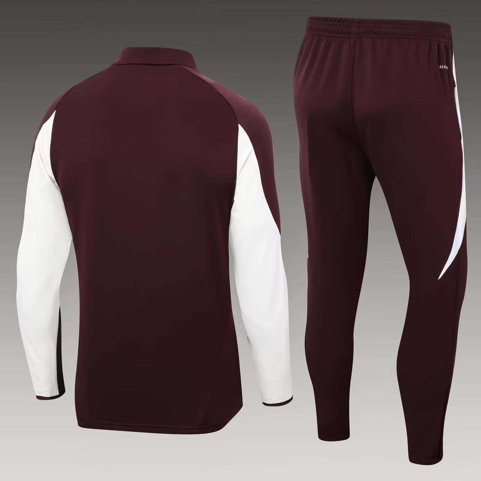 2024/2025 Bayern Munich Half-Pull Training Suit Deep purple Football Shirt 1:1 Thai Quality Set:football jersey mysite: unitedjerseyfootball 邓江浪:football