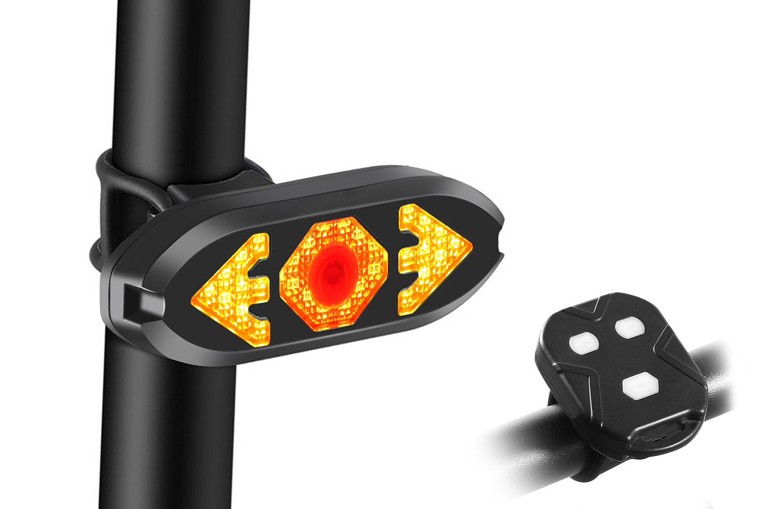 Ebike Tail Light with Turn Signals Wireless Remote Control Waterproof、mySite、bearsvspackers
