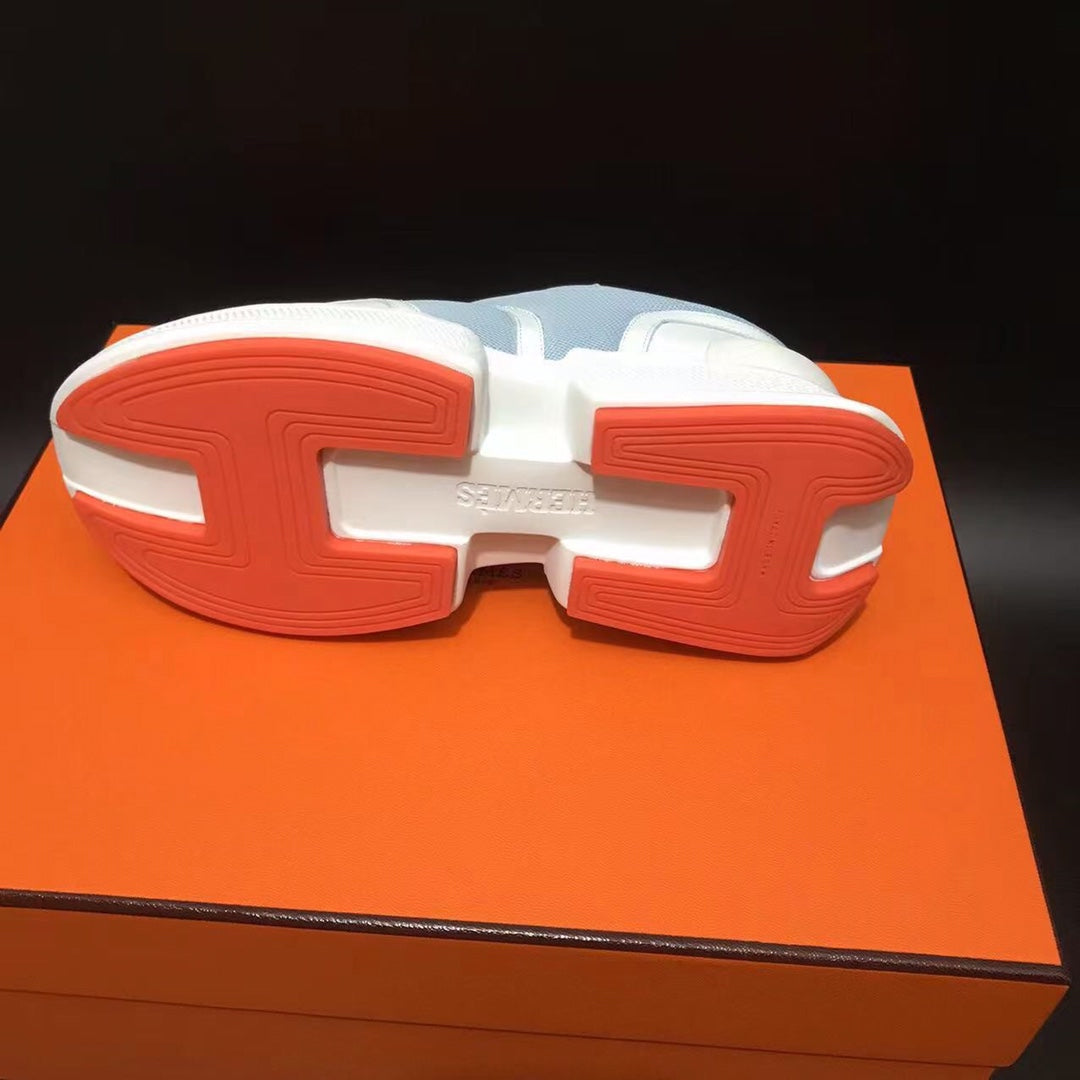 GIGA SNEAKER BRIGHT GRAY MIX WHITE CALFSKIN、mysite、Cacoeks