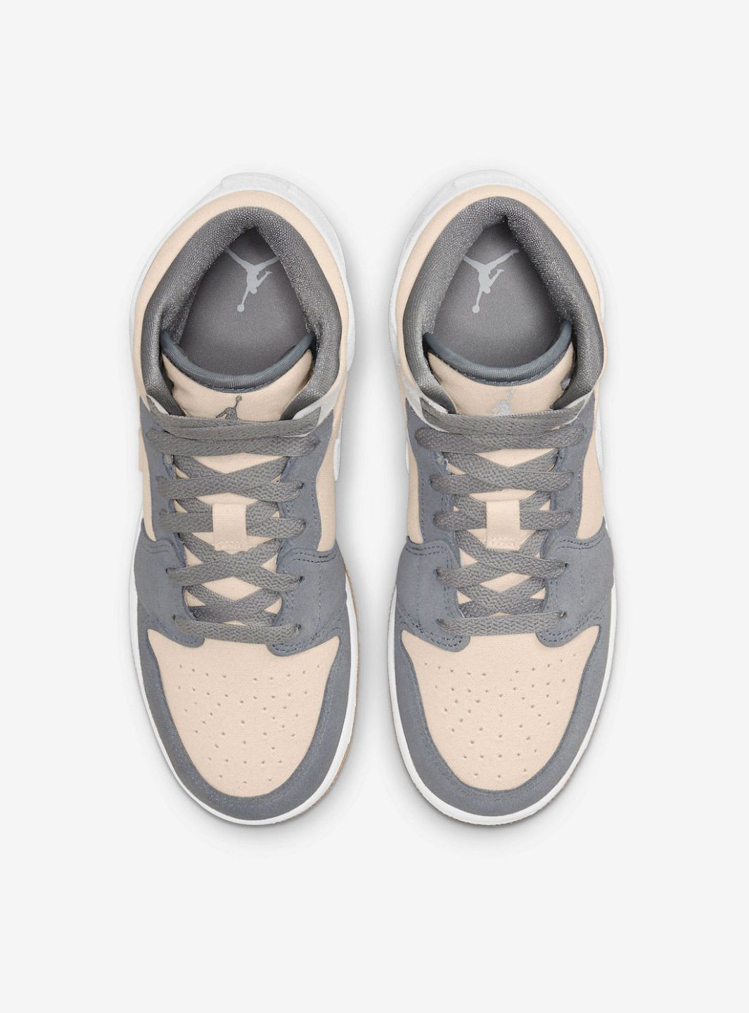 Air Jordan 1 Mid SE Coconut Milk Particle Grey、JORDAN、Cacoeks