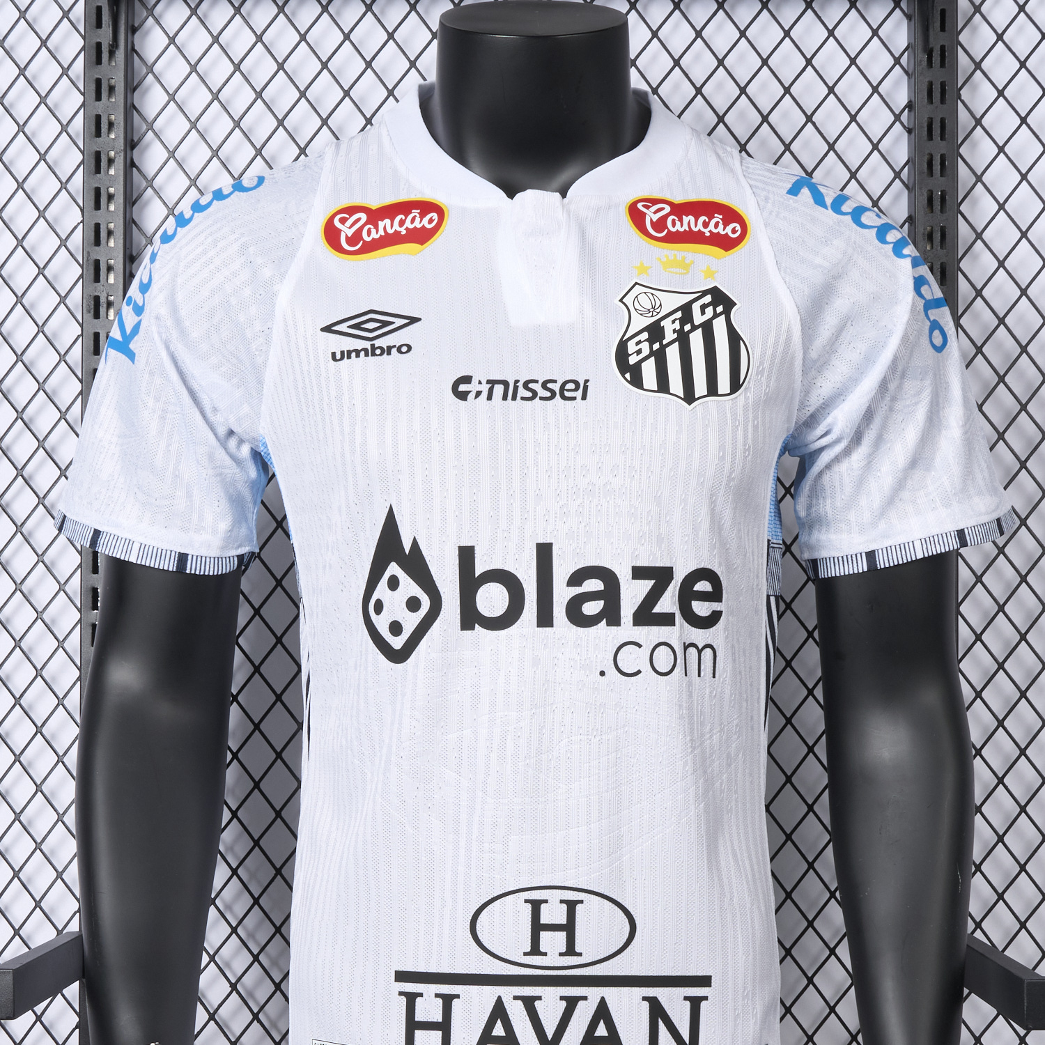 foot-Santos 25-26 Home Jersey With Sponsors - Player Version