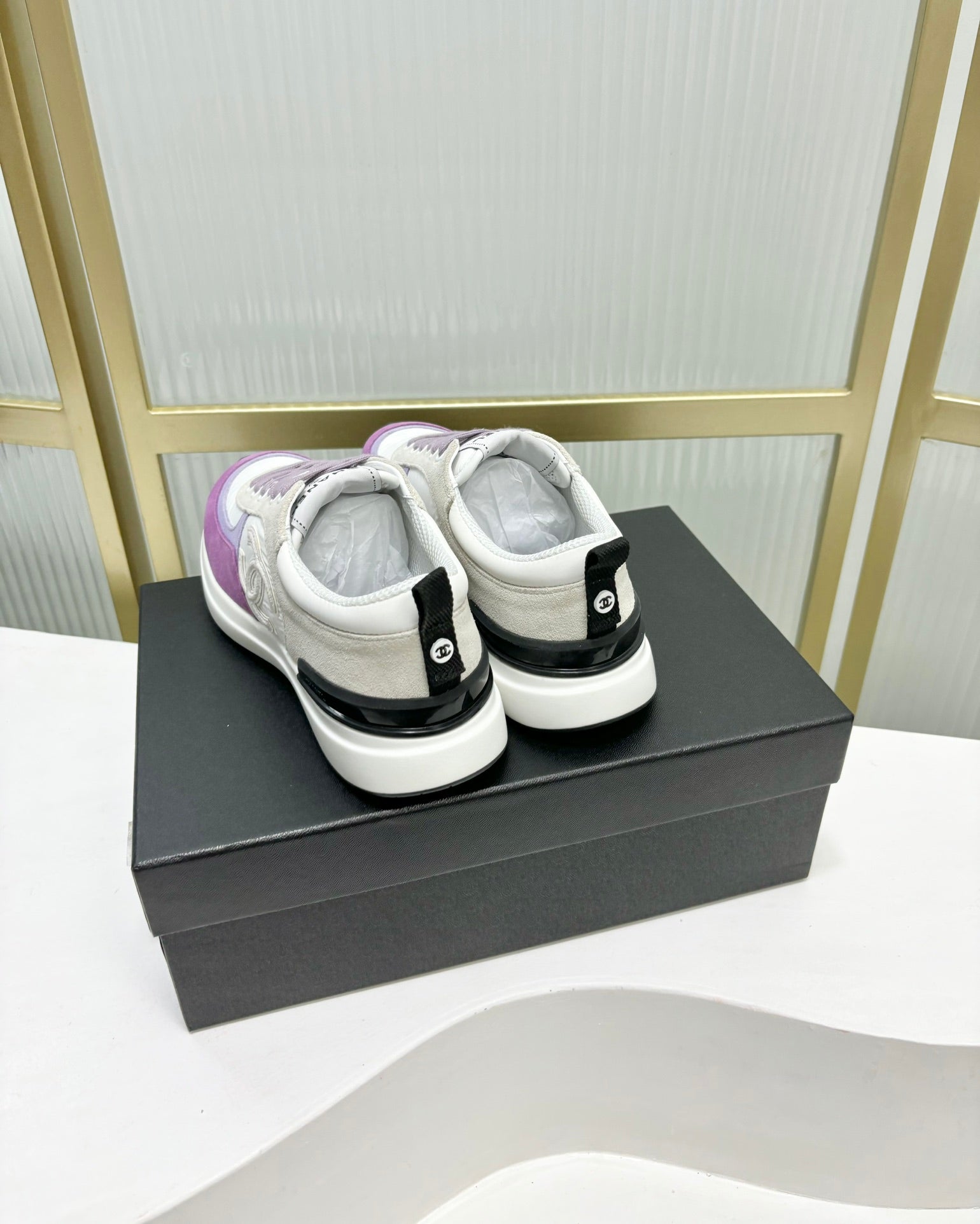 SNEAKER IN VIOLET MIX GREY SUEDE、mysite、Cacoeks