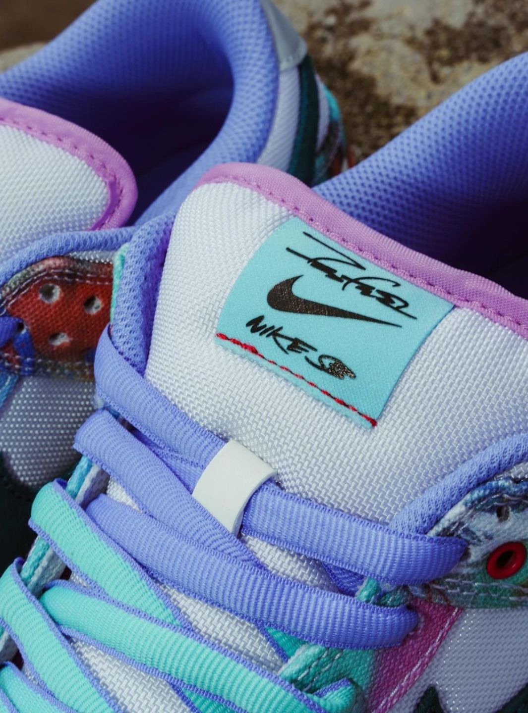 Nike SB Dunk Low Futura Laboratories Bleached Aqua、NIKE、Cacoeks