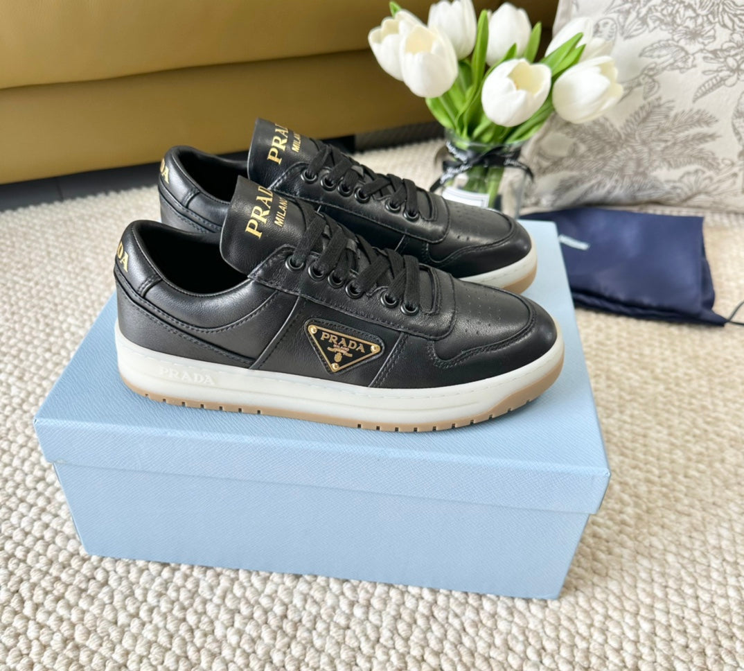 PRA DOWNTOWN NAPPA SNEAKERS BLACK CALFSKIN、mysite、Cacoeks