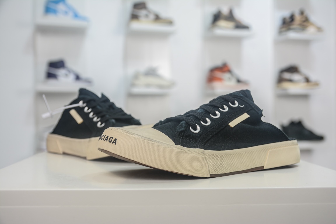 Balenciaga Paris Trainer Mule in Navy、mysite、Cacoeks