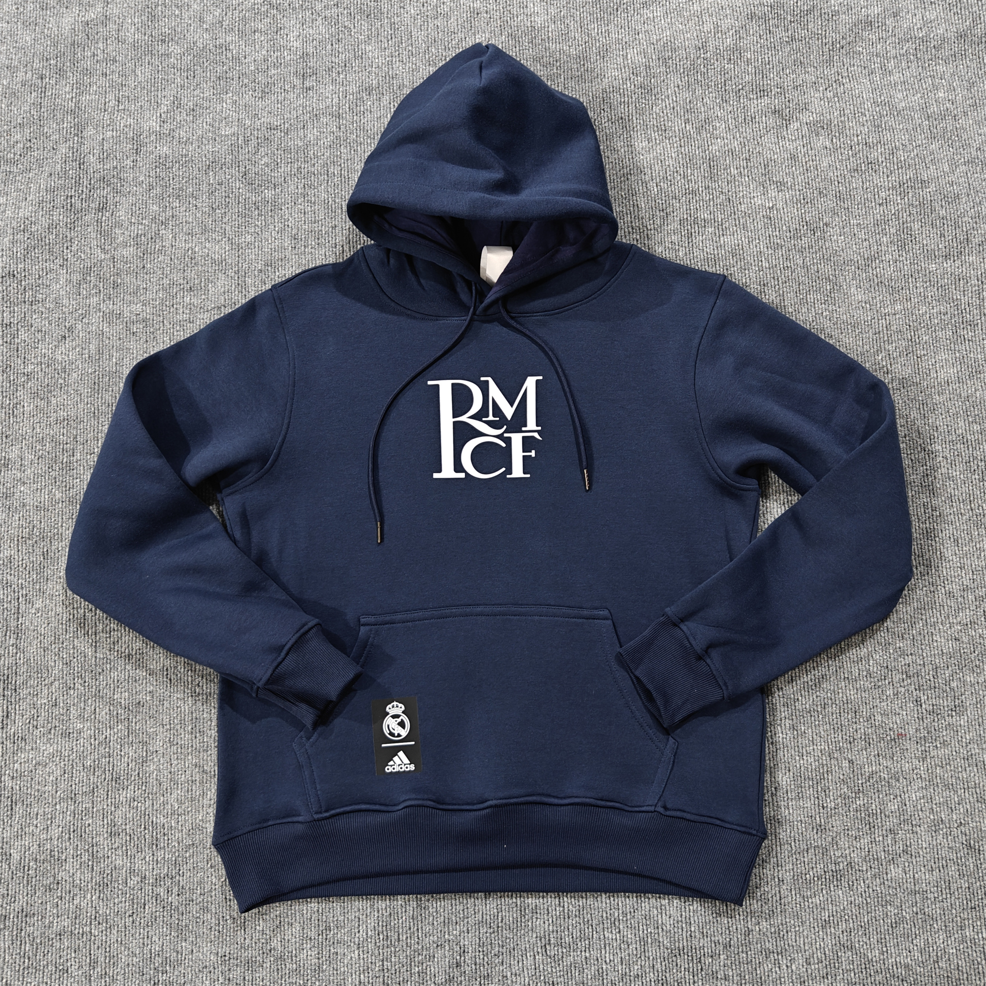 JerseysGala.com | Real Madrid 24-25 RMCF Concept Hoodie - Deep Blue -Customize Name, Number and Patch | Worldwide Shipping