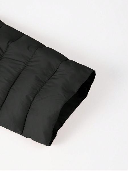 Women's Fall Winter Long Hooded Cotton Jacket, Windproof Waterproof Coat, Lightweight Down Vest, Casual Daily Wear, Warm Comfortable