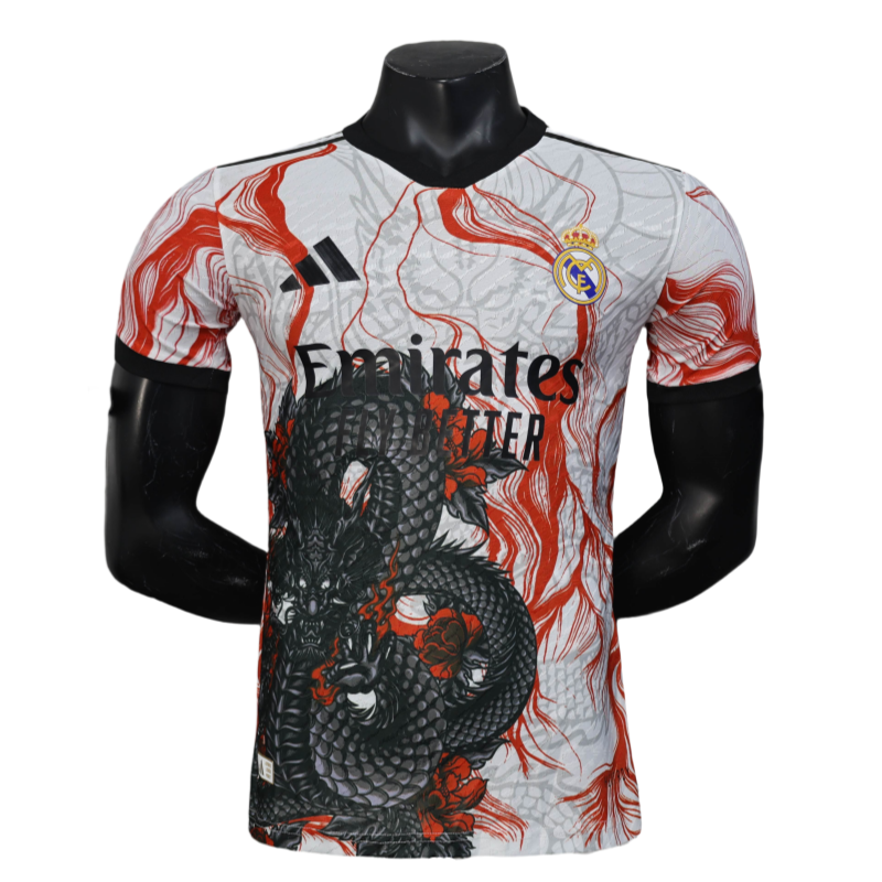 25-26 Real Madrid Black Dragon Shirt Special soccer jersey-Player Version: Ajax 24-25 Home Stadium Jersey - Fans Version mysite: Adidas luxuryfootballshirts.com: https://www.luxuryfootballshirts.com/