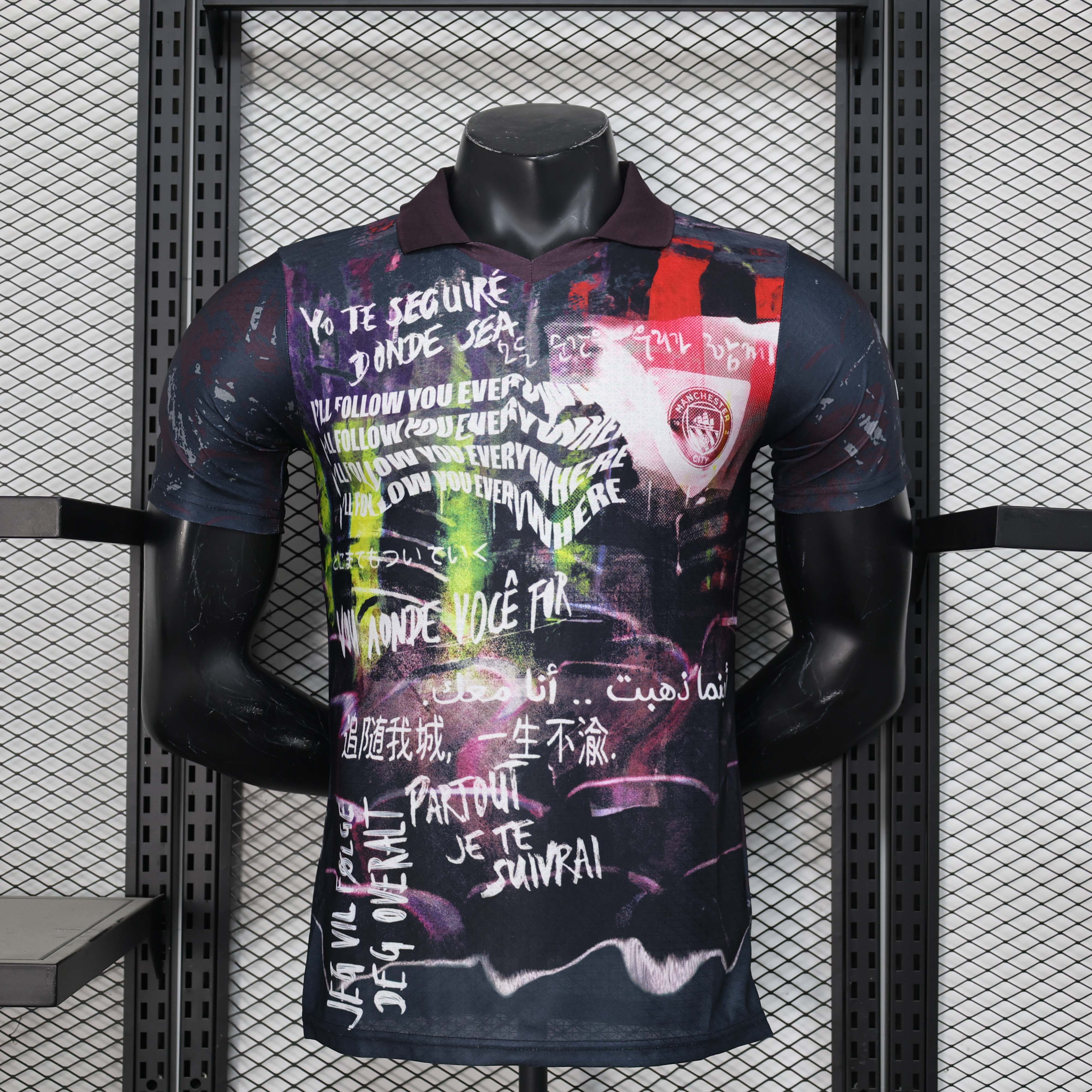 2025/2026 Player Version Manchester City Limited Edition black Football Shirt 1:1 Thai Quality:football jersey mysite: unitedjerseyfootball 邓江浪:football