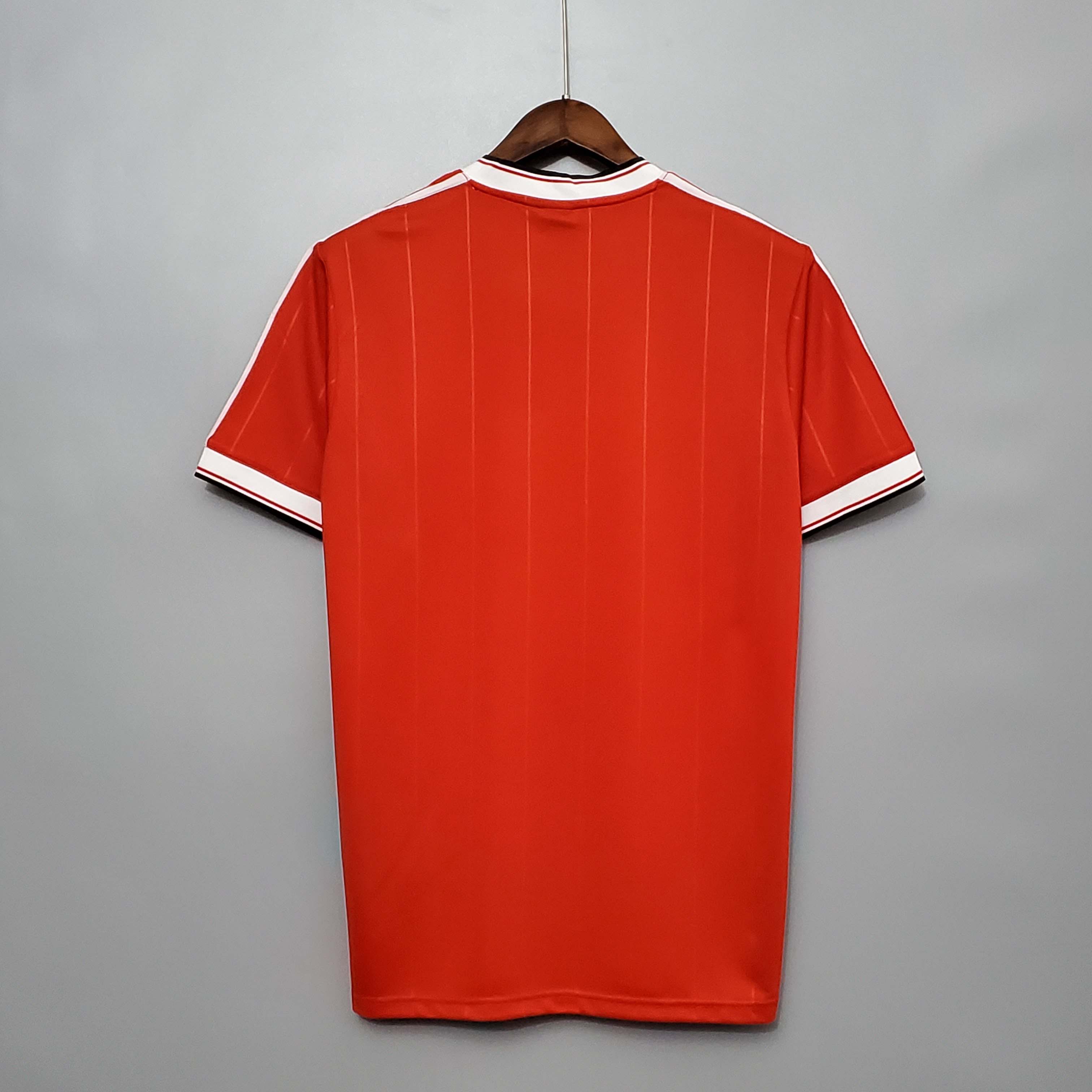 1983/1984 Retro Manchester United Home Football Shirt 1:1 Thai Quality:football jersey mysite: unitedjerseyfootball 邓江浪:football