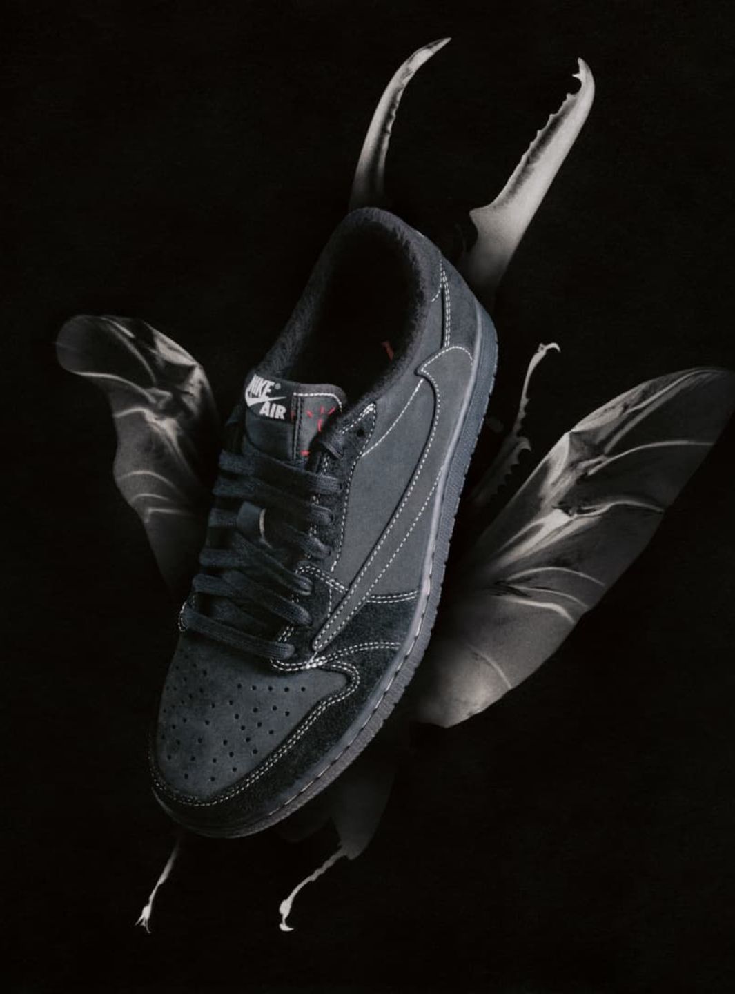 Air Jordan 1 Retro Low OG SP Travis Scott Black Phantom、JORDAN、Cacoeks