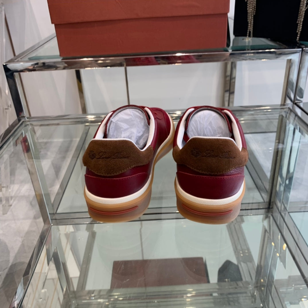 LP TENNIS WALK SNEAKERS CHERRY CALFSKIN、mysite、Cacoeks