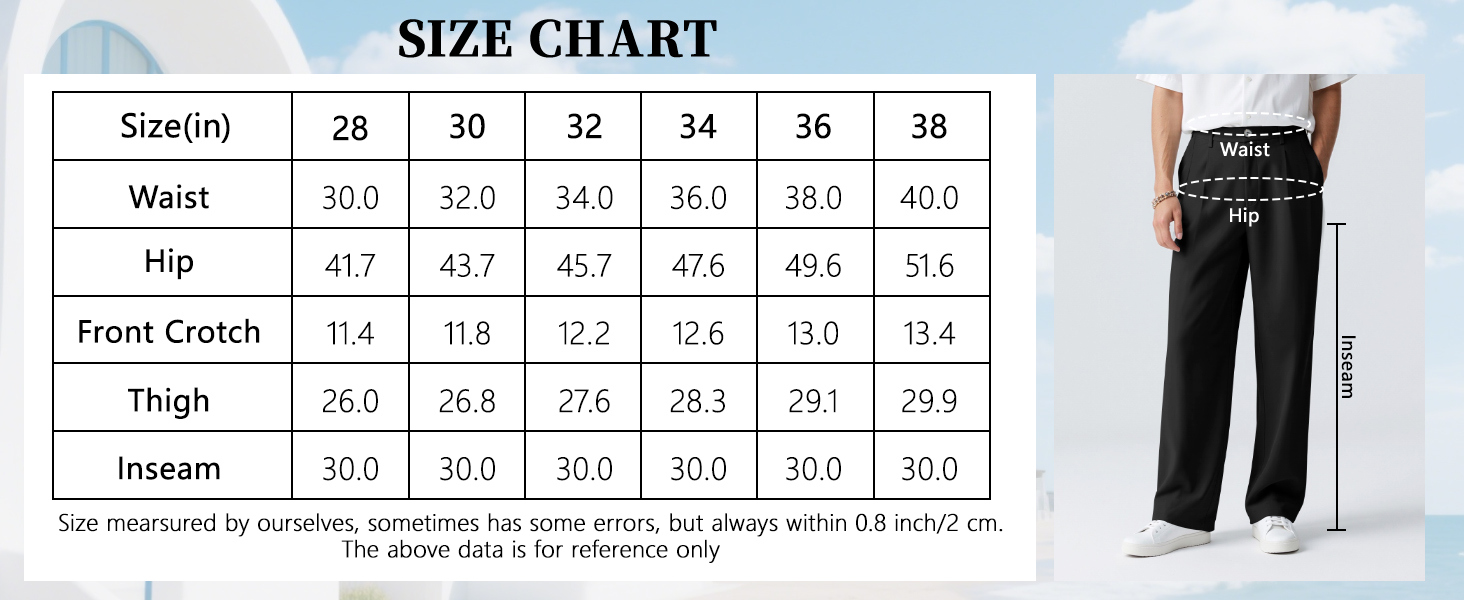 Heyfanee Mens Casual Pants Relaxed Fit Stylish Slacks for Men with Belt Loops Black